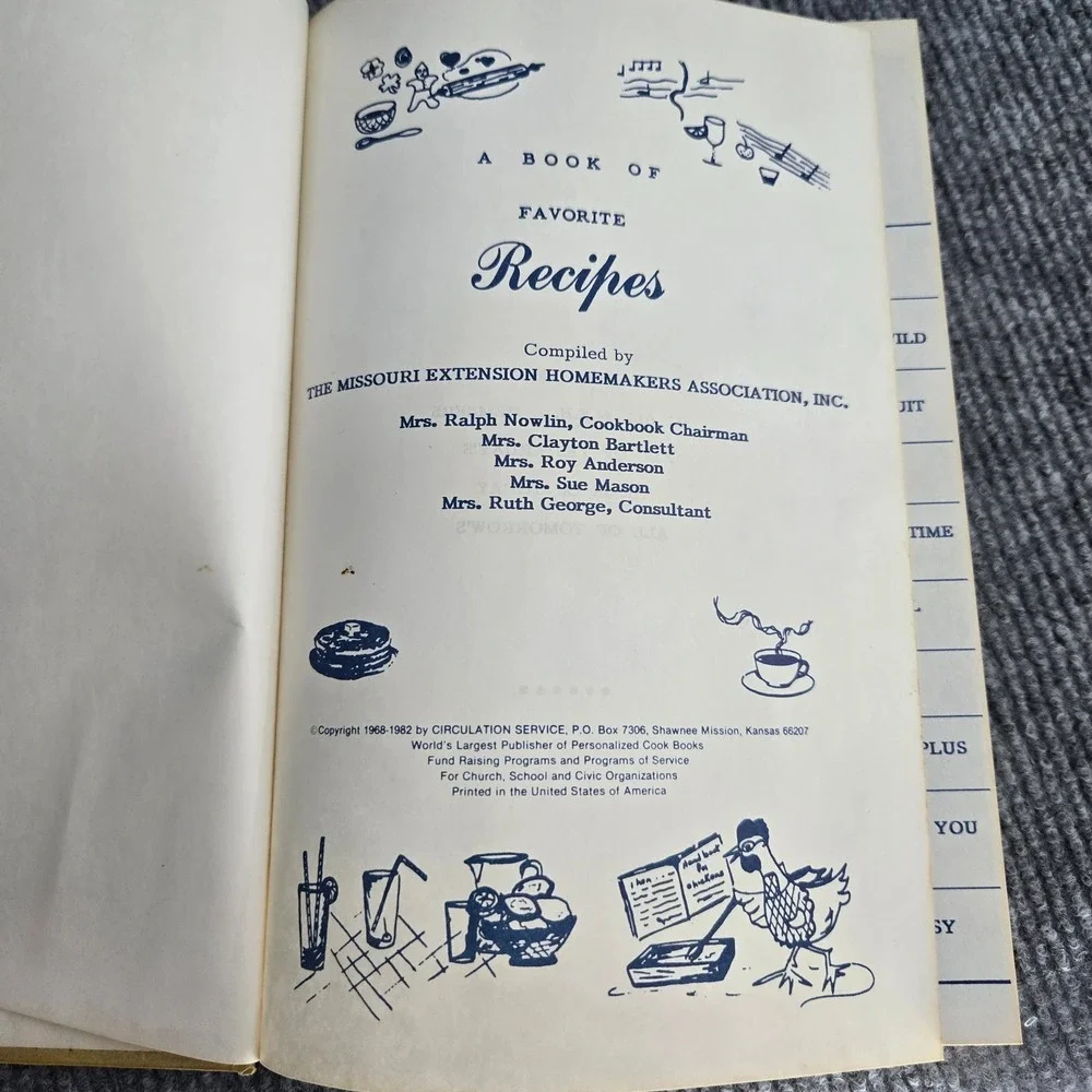 MEHA Cooks Yesterday Today Tomorrow 50th Anniversary Cookbook Missouri Extention